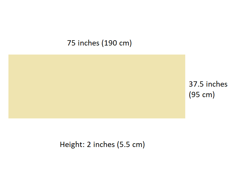 Tatami mat - Full Size - Minimalist Border