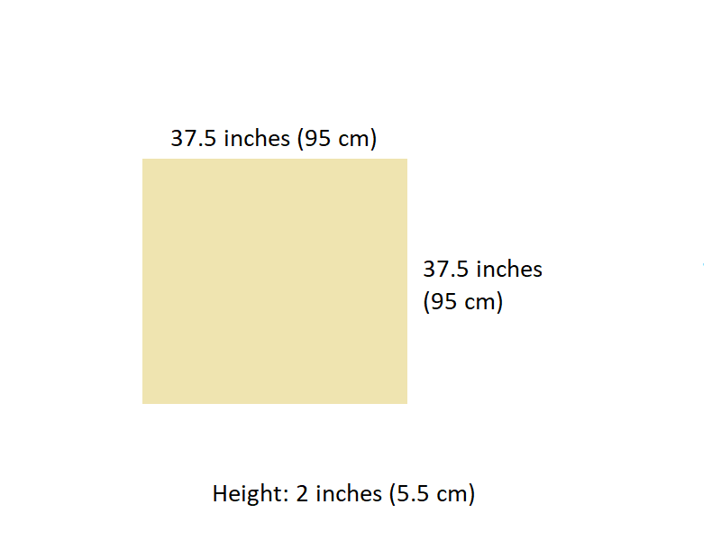 Tatami mat - Half Size - Traditional Border