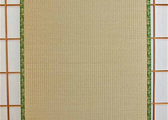 authentic japanese tatami mat brown with green borders