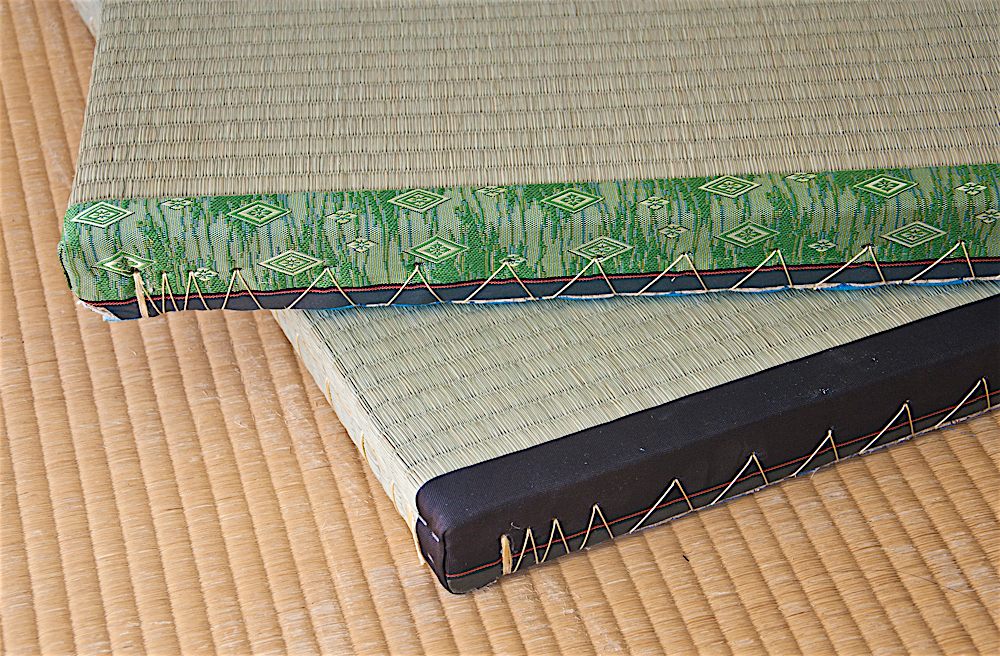 authentic japanese tatami mats in various designs