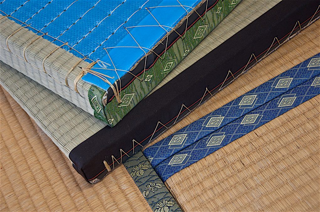 authentic japanese tatami mats in various designs