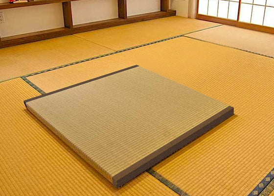tatami mat half size brown